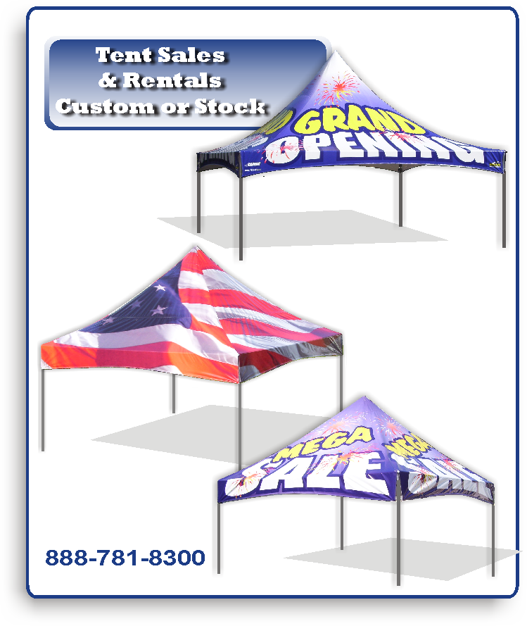 Tent sales and rentals Custom designs