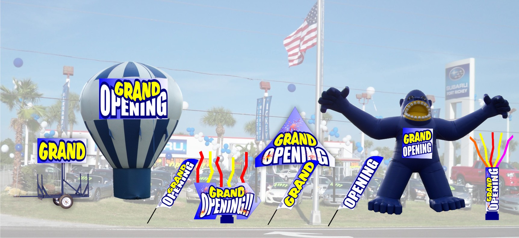 Grand opening kit.