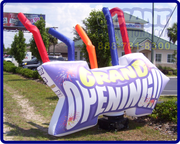 Rent this air dancer with our nationwide rental program. Grand opening arrow dancer.