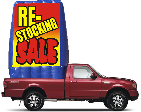Truck bed billboard