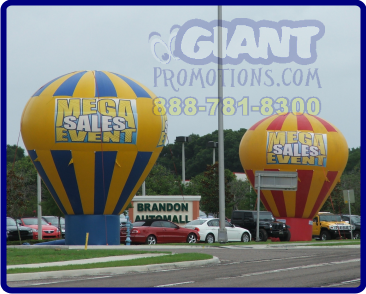 Available with our nationwide balloon rental program.