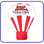 great clips cold air balloon.