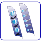 ATT 2 sided flags.