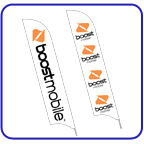 Boost feather flags.