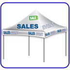 Sales event tent.