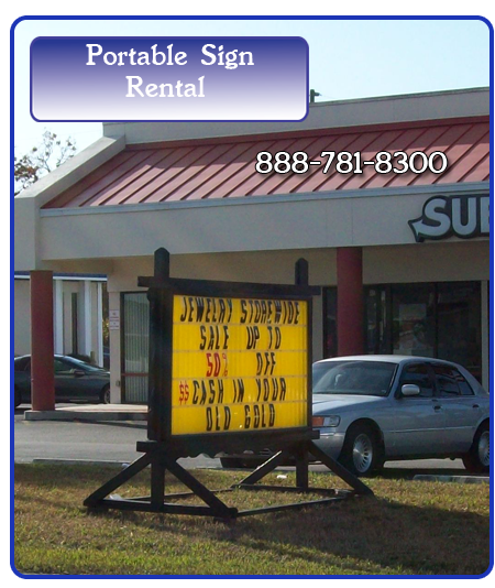 Portable signs 