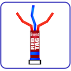 red tag event air dancer