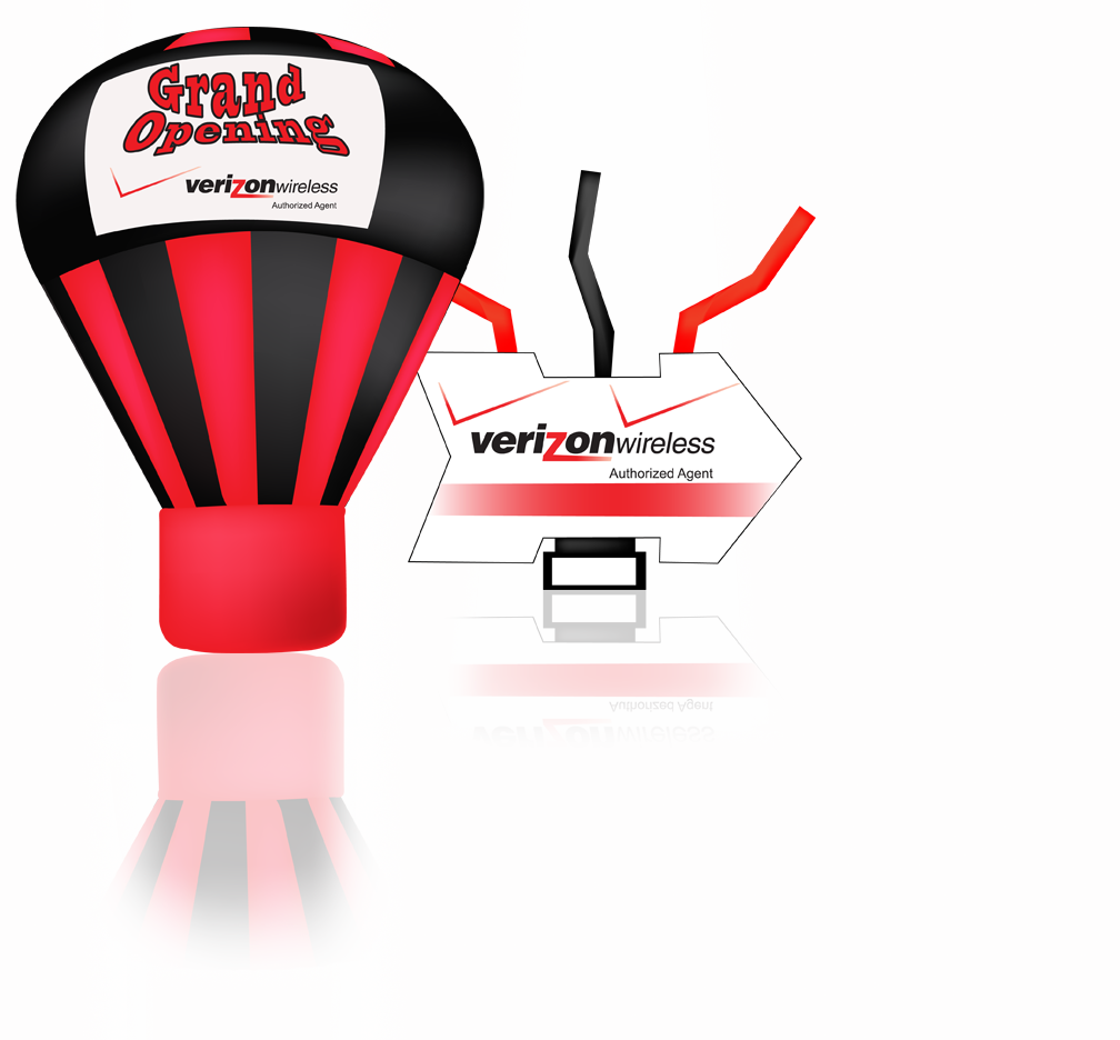 Verizon promotional balloon.