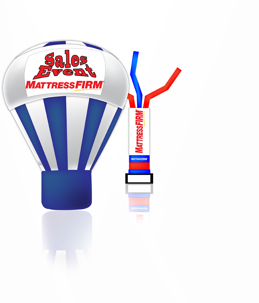 Mattress firm promotional balloon.